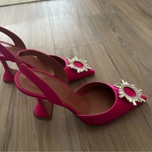 Amina Muaddi Shoes Amina Muaddi Begum Swarovski Crystalembellished